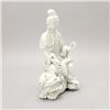 Image 2 : A Dehua Guanyin and Buddhistic Lion Group
