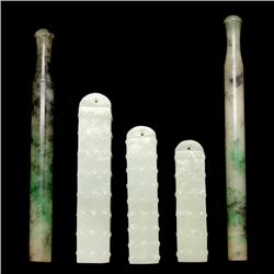 A Group of Five Jade Carvings