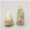 Image 2 : Two Jade Figural Carvings