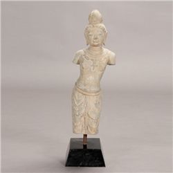 A Tang Style Carved Stone Figure