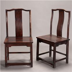 A Pair of Hardwood Chairs