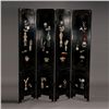 Image 1 : A Hardstone Inlaid Folding Screen