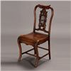 Image 1 : A Hardwood Chair with Marble Inset