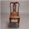 Image 2 : A Hardwood Chair with Marble Inset