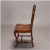 Image 3 : A Hardwood Chair with Marble Inset
