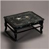 Image 1 : A Lacquer Low Table with Mother-of-Pearl Inlay