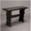Image 1 : A Carved Wood Side Table