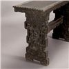 Image 2 : A Carved Wood Side Table