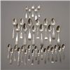 Image 1 : Thirty-four Coin Silver Table and Tea Spoons