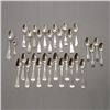Image 1 : Assembled Group of Thirty Coin Silver Spoons