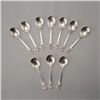 Image 1 : Ten Wallace Sterling Soup Spoons