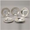 Image 1 : 4 Whiting Sterling Mounted Wine Coasters,