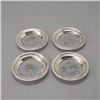 Image 2 : 4 Whiting Sterling Mounted Wine Coasters,