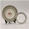 Image 1 : Two Sterling Mounted Plates, one Wallace