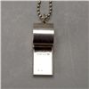 Image 2 : Tiffany & Co. Sterling Whistle with Link Chain