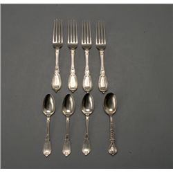 Tiffany & Co. Sterling Partial Flatware Service (8)