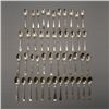 Image 1 : Forty-seven Sterling Teaspoons