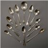 Image 1 : Group of Eleven Sterling Spoons & another