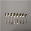 Image 2 : 19 Bright Cut Sterling Engraved Teaspoons