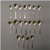 Image 1 : Collection of Eighteen Sterling Sugar Shells
