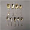 Image 1 : Nine Art Nouveau Sterling Spoons and a Fork