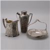 Image 1 : Three Rococo Revival Silver Plate Items
