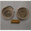Image 1 : Pair of Sheffield Wine Coasters &  Master Snuff