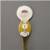 Image 2 : 3 Scandinavian Enamel Sterling Christmas Flatware