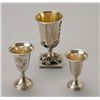Image 1 : Three Silver Judaica Cups