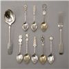Image 1 : 8 Chinese Silver Spoons & 2 Piece Serving Set