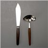 Image 3 : Dansk  Rosewood Handled Flatware Service: