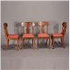 Image 1 : Set of Four Empire Mahogany Dining Chairs