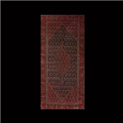 Bijar Rug: 4 feet 3 inches x 6 feet 5 inches