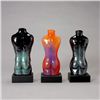 Image 4 : Three Kosta Sea Glass Bruk Torso Form Vases