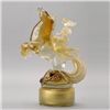 Image 1 : Large Murano Glass Figure, Woman on a Horse