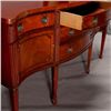 Image 4 : George III Style Serpentine Mahogany Sideboard