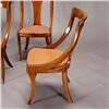 Image 3 : Biedermeier Table with Four Chairs & two leaves