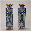 Image 2 : Pr Aesthetic Movement Square Form Art Pottery Vases