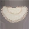 Image 1 : Ivory Silk Embroidered Shawl