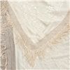 Image 2 : Ivory Silk Embroidered Shawl