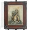 Image 4 : American School "Two Figures" Oil