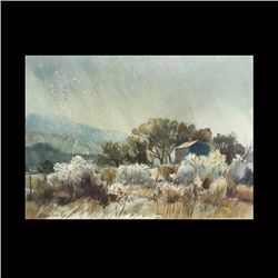 George Gibson ANA "Snowy Landscape" WC