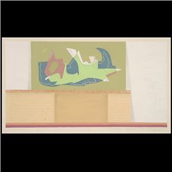 JULIETTE STEELE, Over mantel Design, Gouache