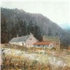 Image 3 : P R Koehler "Farmstead" Oil pastel