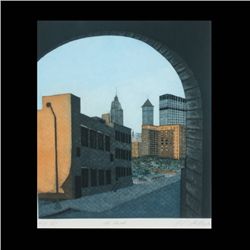 K.E. GALLAGHER "The Arch" Aquatint