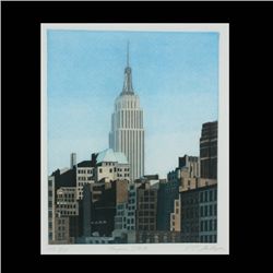 K.E. GALLAGHER "Empire State" Etching