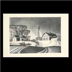 DALE NICHOLS, Company for Supper, Litho