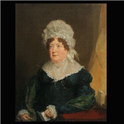 British School, Portrait of a Lady, Oil on canvas