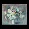 Image 1 : LENA ROBB-ALEXANDER, White Flowers, Oil on board