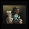 Image 1 : D'Killa, Girl with Lamb, Oil